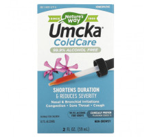 От гриппа и простуды Nature's Way, Umcka ColdCare, 99.9% Alcohol-Free Drops, 2 fl oz (59 ml)