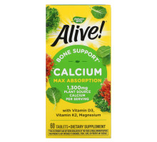 Nature's Way, Alive!, Calcium, Bone Formula, 1,000 mg, 60 Tablets