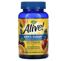 Nature's Way, Alive! Men's Gummy Complete Multivitamin, Fruit, 60 Gummies