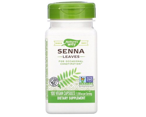Nature's Way, Senna Leaves, 450 mg, 100 Vegetarian Capsules Nature's Way, Senna Leaves, 450 mg, 100 Vegetarian Capsules