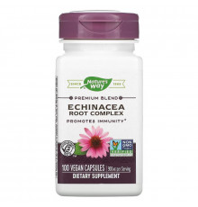 Nature's Way, Premium Blend, Комплекс корня эхинацеи, 450 мг, 100 веганских капсул