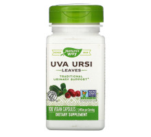 Nature's Way, Uva Ursi, Leaves, 480 mg, 100 Vegetarian Capsules