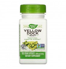 Nature's Way, Yellow Dock Root, 500 mg, 100 Vegetarian Capsules