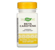 Nature's Way, Beta Carotene, 25,000 IU, 100 Softgels