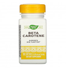 Nature's Way, Beta Carotene, 25,000 IU, 100 Softgels