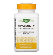 Nature's Way, Витамин C-500 с шиповником, 250 капсул