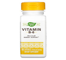 Nature's Way, Vitamin B-6, 50 mg, 100 Capsules