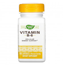 Nature's Way, Vitamin B-6, 50 mg, 100 Capsules