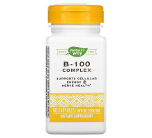 Nature's Way, Комплекс B-100 с коэнзимом B2, 60 капсул