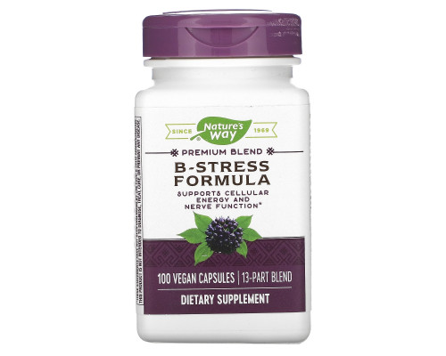 Nature's Way, B-Stress Formula, 100 Veg. Capsules Nature's Way, B-Stress Formula, 100 Veg. Capsules
