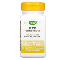 Nature's Way, Хром GTF, 100 вегетарианских капсул