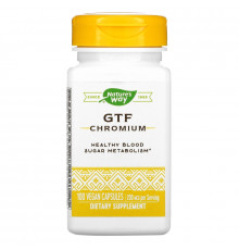 Nature's Way, Хром GTF, 100 вегетарианских капсул