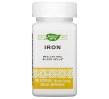 Nature's Way, Iron, 18 mg, 100 Capsules