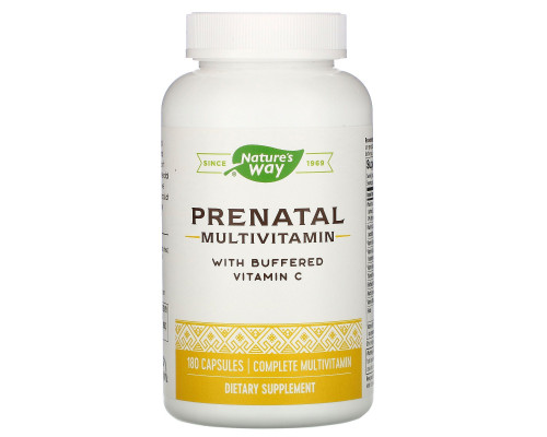 Nature's Way, Prenatal Multi-Vitamin and Multi-Mineral, 180 Capsules Nature's Way, Prenatal Multi-Vitamin and Multi-Mineral, 180 Capsules