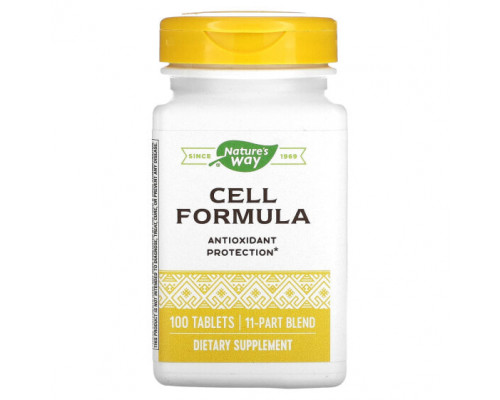 Антиоксиданты Nature's Way, Cell Formula, 100 таблеток Антиоксиданты Nature's Way, Cell Formula, 100 таблеток
