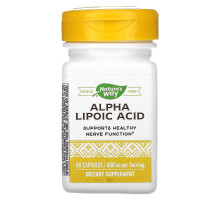 Nature's Way, Alpha Lipoic Acid, 600 mg, 60 Capsules