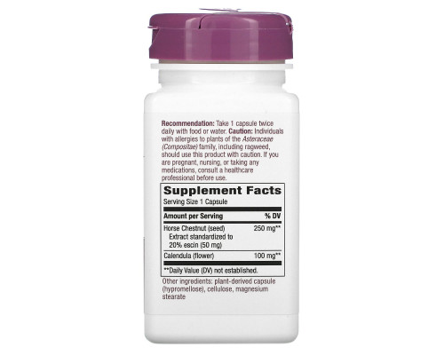Nature's Way, Horse Chestnut, Standardized, 90 Vegetarian Capsules Nature's Way, Horse Chestnut, Standardized, 90 Vegetarian Capsules