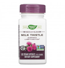 Nature's Way, Milk Thistle, Standardized, 60 Veg. Capsules