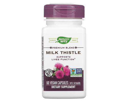 Nature's Way, Milk Thistle, Standardized, 60 Veg. Capsules Nature's Way, Milk Thistle, Standardized, 60 Veg. Capsules