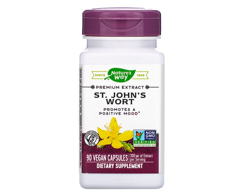 Nature's Way, St. John's Wort, Standardized, 90 Veg. Capsules Nature's Way, St. John's Wort, Standardized, 90 Veg. Capsules