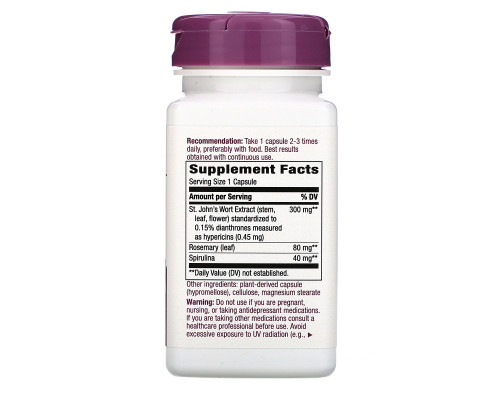 Nature's Way, St. John's Wort, Standardized, 90 Veg. Capsules Nature's Way, St. John's Wort, Standardized, 90 Veg. Capsules