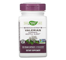Nature's Way, Valerian, Standardized, 90 Veg. Capsules