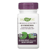 Nature's Way, Gymnema, Standardized, 500 mg, 60 Veg. Capsules