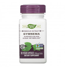 Nature's Way, Gymnema, Standardized, 500 mg, 60 Veg. Capsules