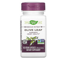 Nature's Way, Оливковые листья, стандартизированные, 60 капсул