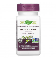 Nature's Way, Оливковые листья, стандартизированные, 60 капсул