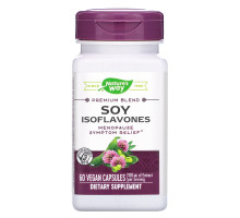 Nature's Way, Изофлавоны сои, стандартизированные, 60 растительных капсул