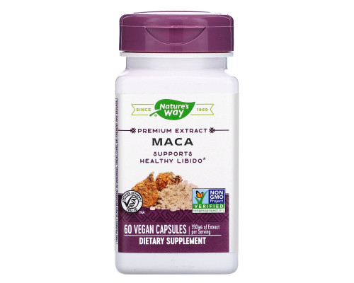 Nature's Way, Maca, Standardized, 60 Veg. Capsules Nature's Way, Maca, Standardized, 60 Veg. Capsules