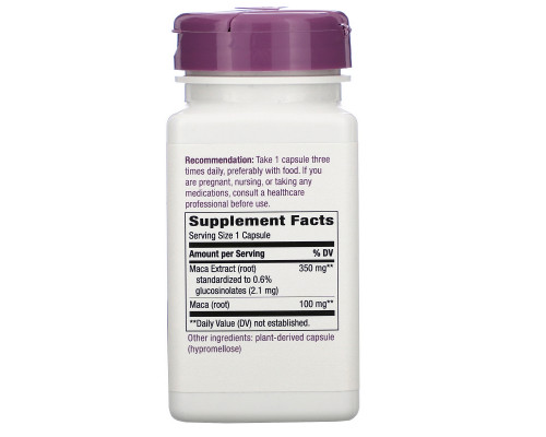 Nature's Way, Maca, Standardized, 60 Veg. Capsules Nature's Way, Maca, Standardized, 60 Veg. Capsules