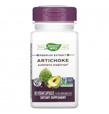 Nature's Way, Артишок, стандартизированный, 60 капсул