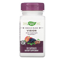 Nature's Way, Vision with Lutein & Bilberry, 60 Veg Capsules