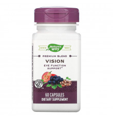 Nature's Way, Vision with Lutein & Bilberry, 60 Veg Capsules