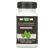 Nature's Way Хлорофреш Концентрат хлорофилла 90 гелевых капсул