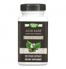 Enzymatic Therapy Acid Ease Формула для пищеварения 180вегетарианских капсул
