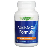 Nature's Way, Acid-A-Cal Formula, 100 Capsules