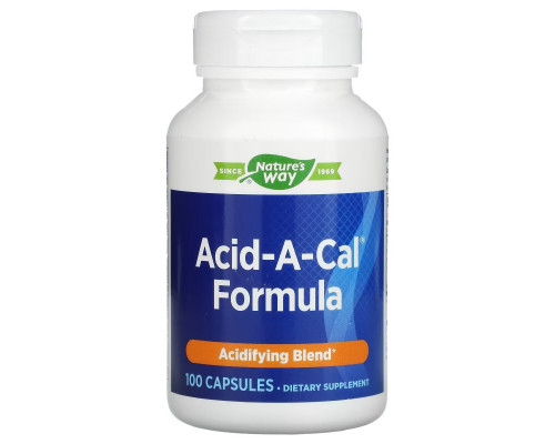 Nature's Way, Acid-A-Cal Formula, 100 Capsules Nature's Way, Acid-A-Cal Formula, 100 Capsules