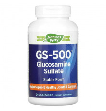 Для мышц и суставов Nature's Way, GS-500 глюкозамина сульфат`` 240 капсул