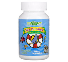 Enzymatic Therapy Sea Buddies Защита иммунитета 60 жевательных таблеток с черникой