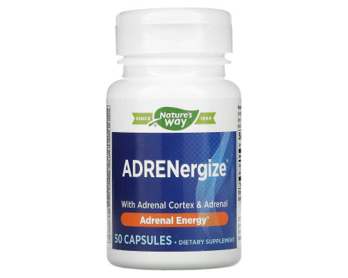 Enzymatic Therapy ADRENergize Energy 50 капсул Enzymatic Therapy ADRENergize Energy 50 капсул