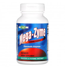 Enzymatic Therapy Системные энзимы Mega-Zyme 200 таблеток