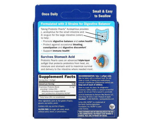 Enzymatic Therapy Ацидофильный жемчуг 90 капсул Enzymatic Therapy Ацидофильный жемчуг 90 капсул