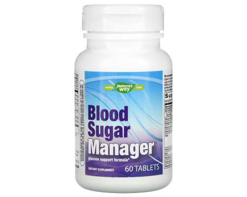 Enzymatic Therapy Blood Sugar Manager регулятор уровня сахара в крови 60 таблеток Enzymatic Therapy Blood Sugar Manager регулятор уровня сахара в крови 60 таблеток
