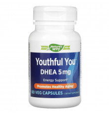 Nature's Way, Youthful You, DHEA, 5 mg, 60 Veg Capsules