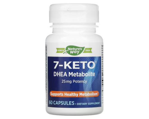 Enzymatic Therapy, 7-KETO, метаболит Дегидроэпиандростерона, 60 капсул Enzymatic Therapy, 7-KETO, метаболит Дегидроэпиандростерона, 60 капсул
