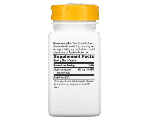 Enzymatic Therapy HexaNiacin Ниацин 60 вегетарианских капсул Enzymatic Therapy HexaNiacin Ниацин 60 вегетарианских капсул