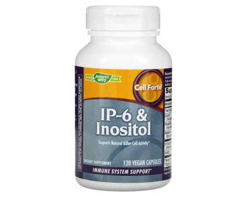 Enzymatic Therapy, Селл форте, IP-6 с инозитолом, 120 капсул на растительной основе Enzymatic Therapy, Селл форте, IP-6 с инозитолом, 120 капсул на растительной основе